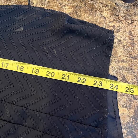 Maeve x Anthropologie Blue Ruffle Pleated Sleeveless Shirt Size 0 - Picture 10 of 10